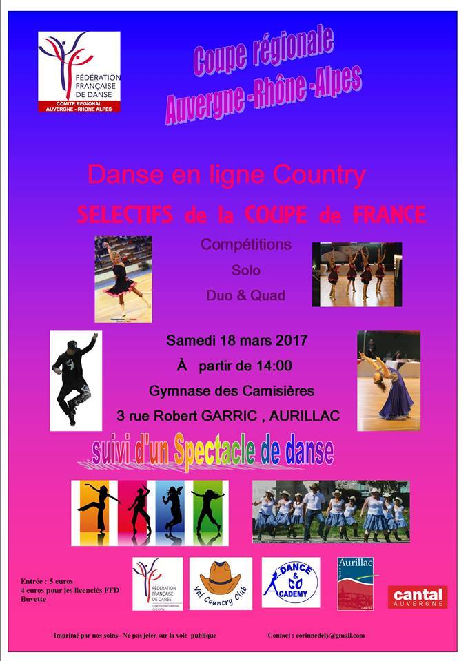 Affiche de Coupe de France Auvergne-Rhône-Alpes