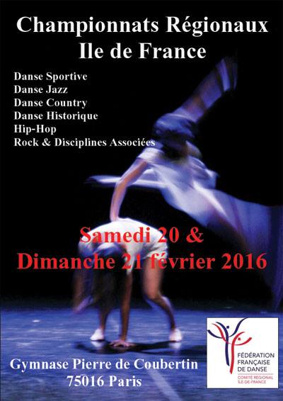 Affiche de Championnats IDF Nord-Pas de Calais-Picardie
